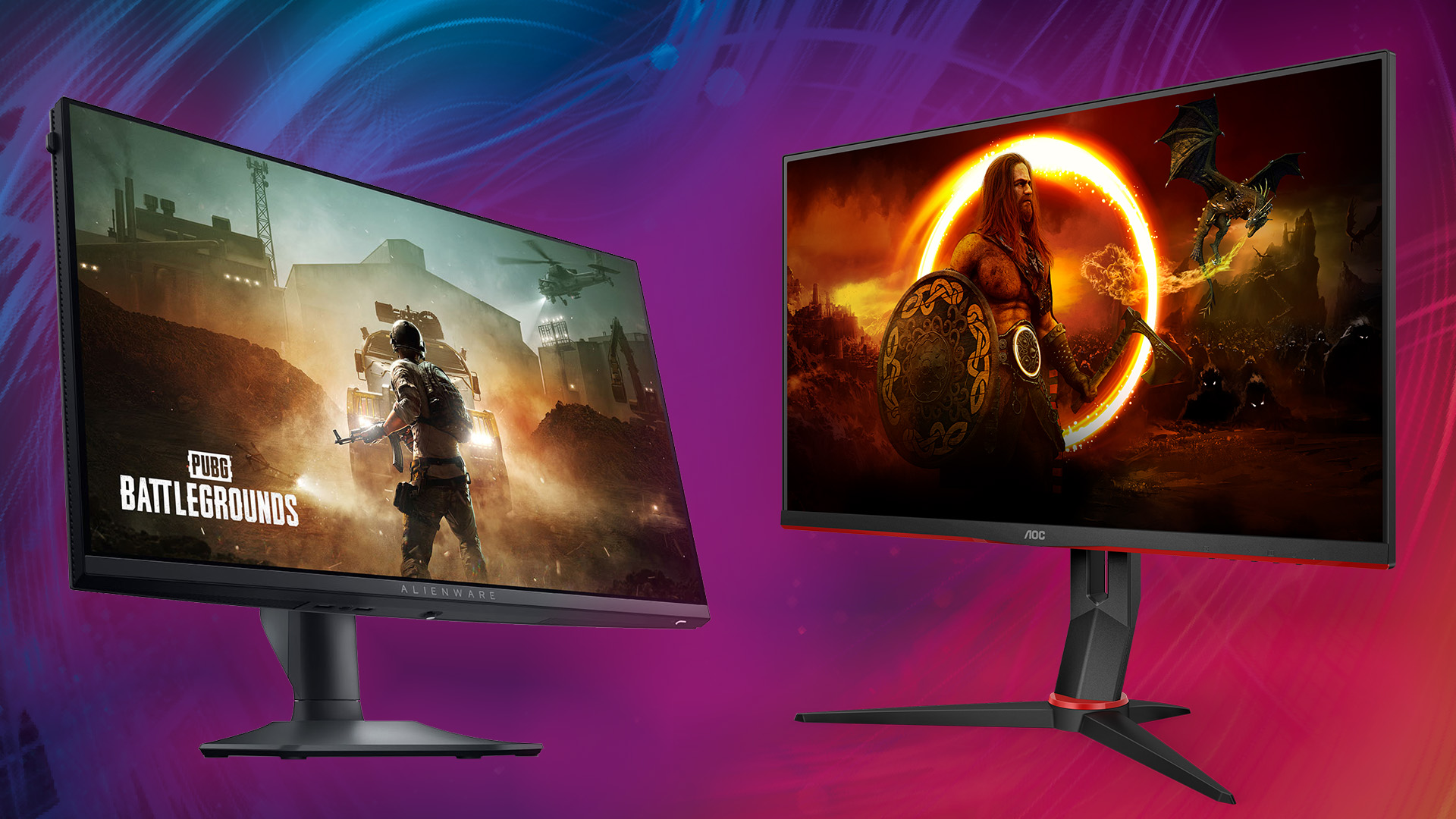 Best gaming monitors of 2026 arranged on a desk for testing